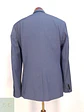 Blazer Moderno Corte Slim Fit Azul Acero H&M Talla ML - Miniatura 8