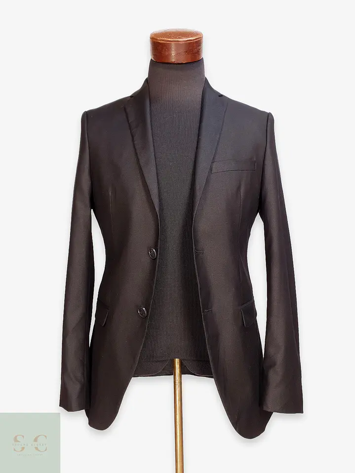 Blazer Moderno de Solapa Delgado y Corte Entallado Selected Homme Talla S 1
