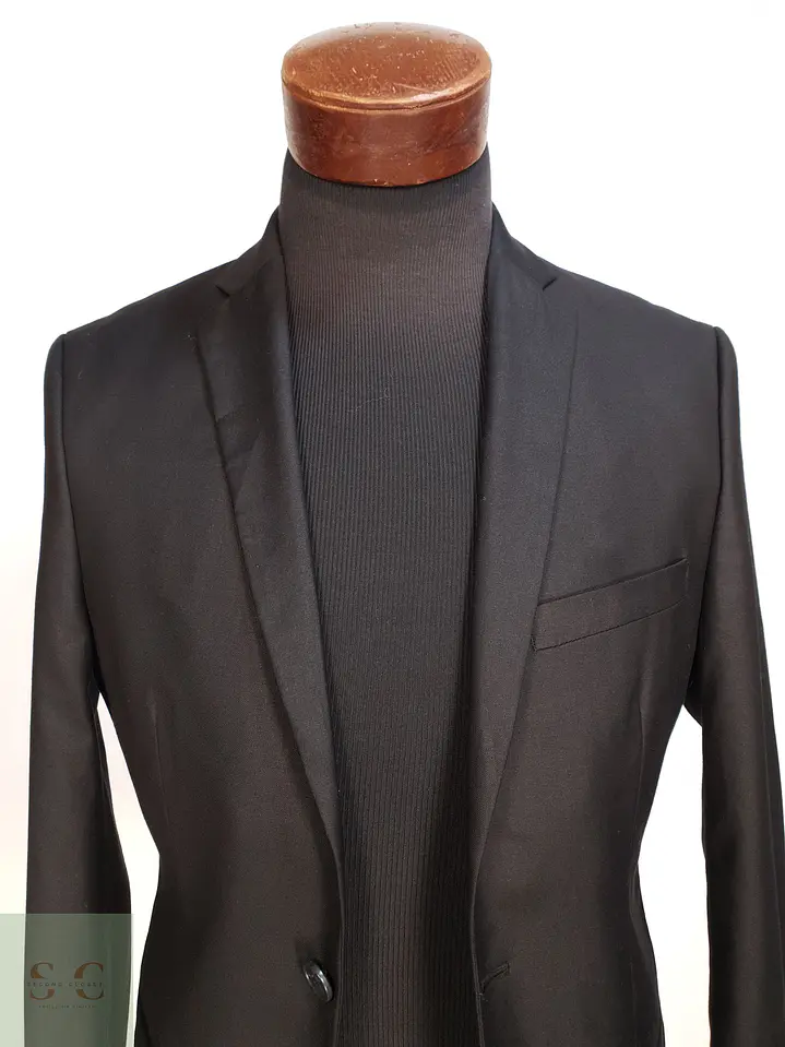 Blazer Moderno de Solapa Delgado y Corte Entallado Selected Homme Talla S 5