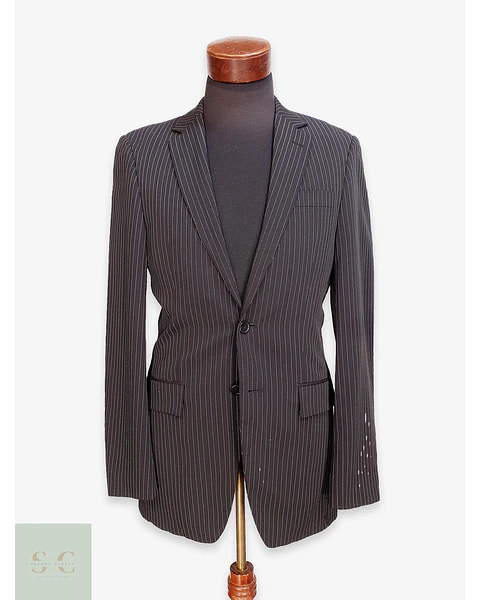 Blazer Sastre Slim Fit con Raya Diplomática S.V.T. Talla SM