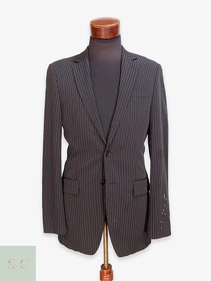 Blazer Sastre Slim Fit con Raya Diplomática S.V.T. Talla SM