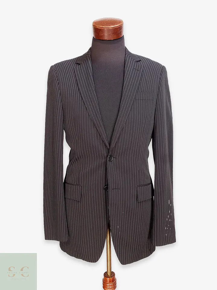 Blazer Sastre Slim Fit con Raya Diplomática S.V.T. Talla SM 1