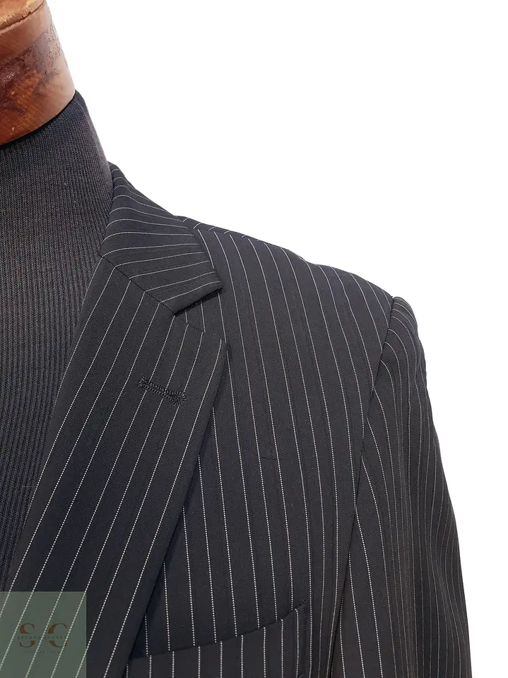 Blazer Sastre Slim Fit con Raya Diplomática S.V.T. Talla SM 5