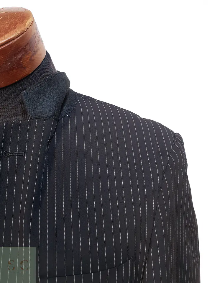 Blazer Sastre Slim Fit con Raya Diplomática S.V.T. Talla SM 6