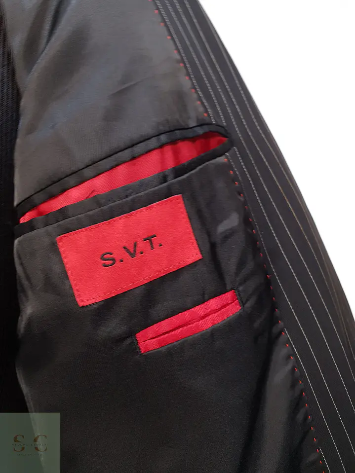 Blazer Sastre Slim Fit con Raya Diplomática S.V.T. Talla SM 7
