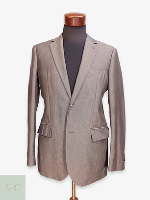 Blazer Estructurado Microtexturizado Solapa Clásica Esprit Talla M
