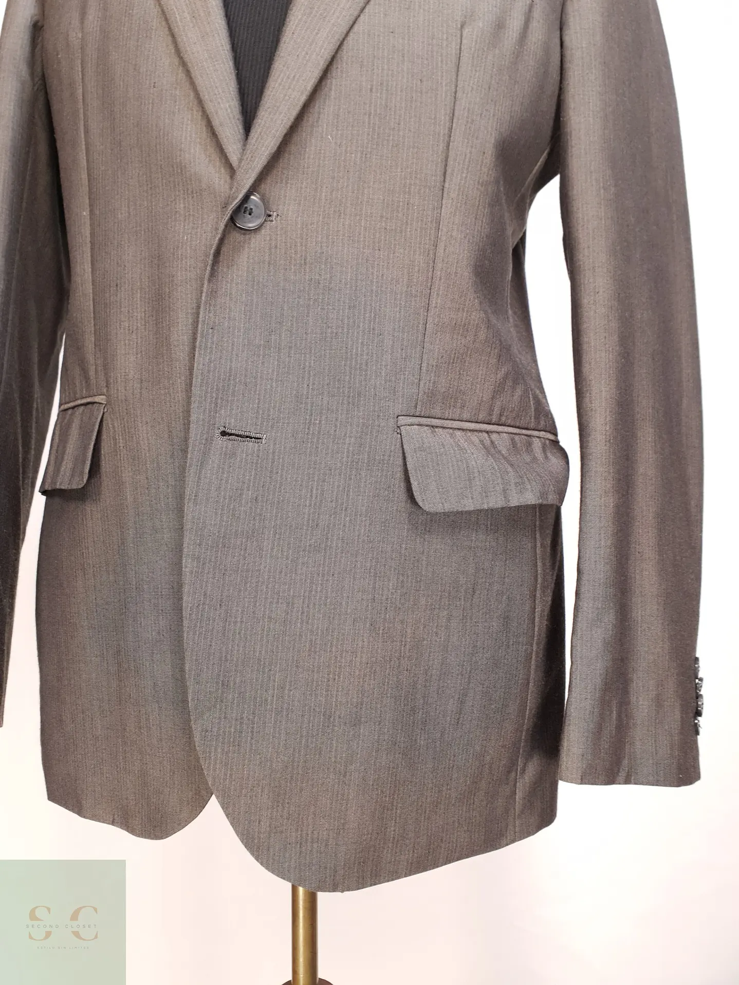 Blazer Estructurado Microtexturizado Solapa Clásica Esprit Talla M 2