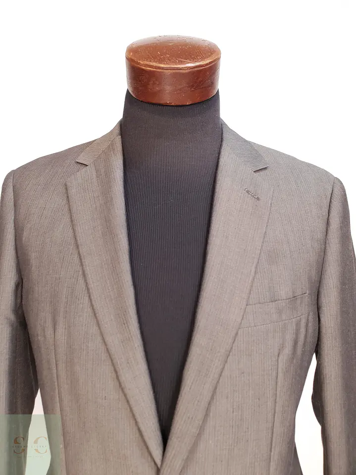 Blazer Estructurado Microtexturizado Solapa Clásica Esprit Talla M 3