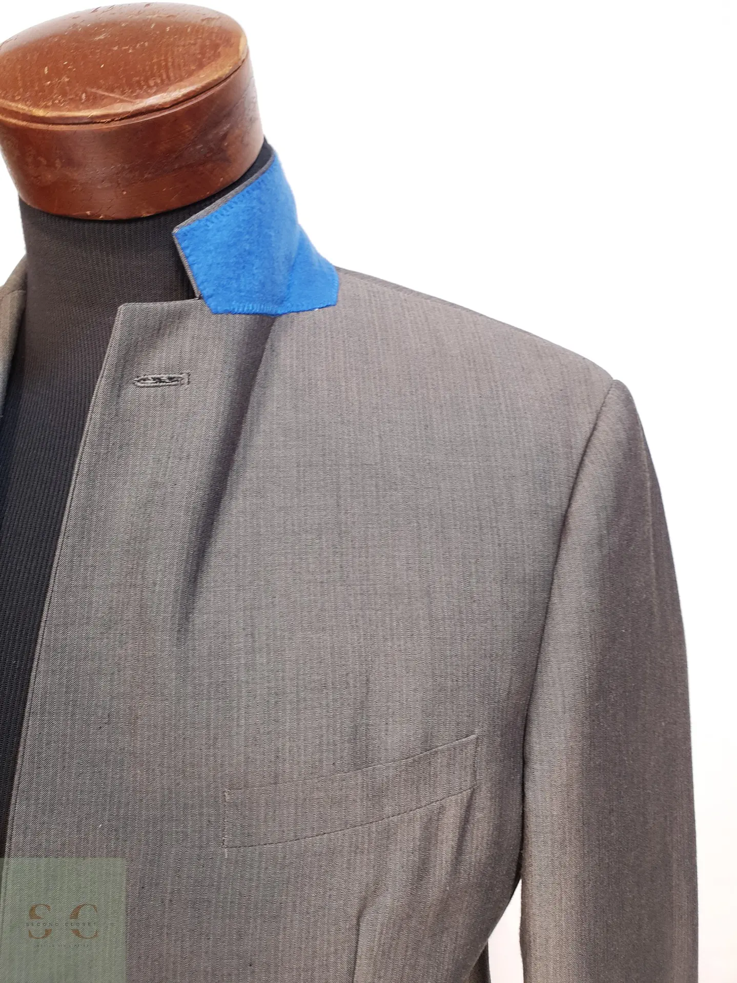 Blazer Estructurado Microtexturizado Solapa Clásica Esprit Talla M 4