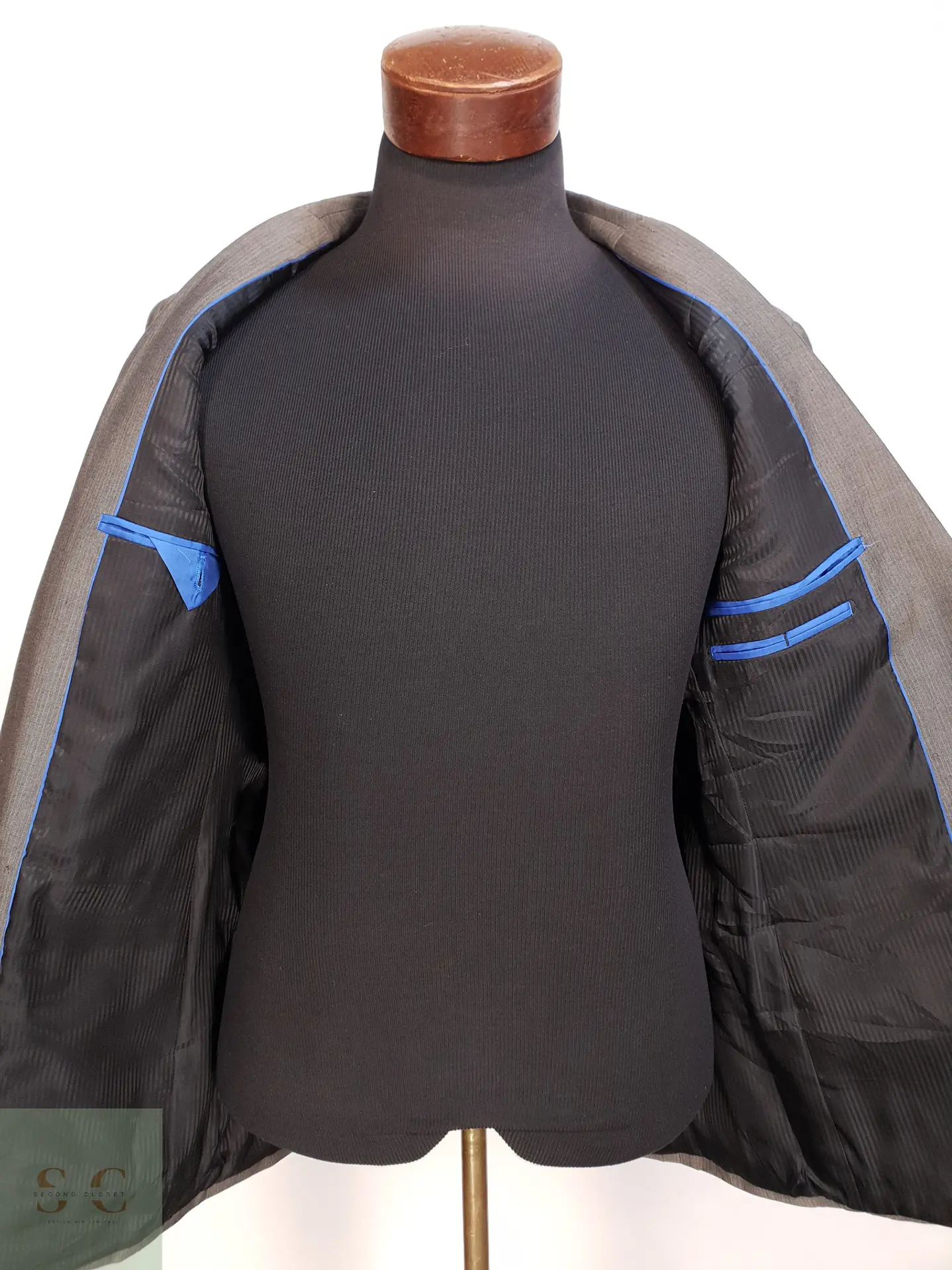 Blazer Estructurado Microtexturizado Solapa Clásica Esprit Talla M 7