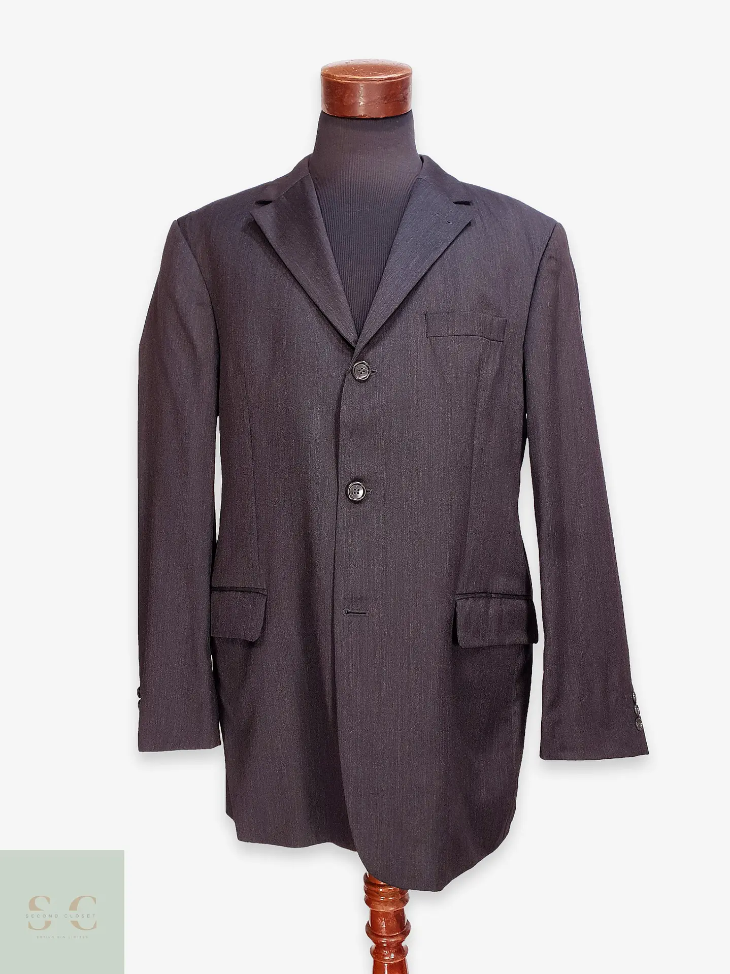 Blazer Estructurado en Paño Lana Marengo Anson's Herrenhaus Talla XXL 1