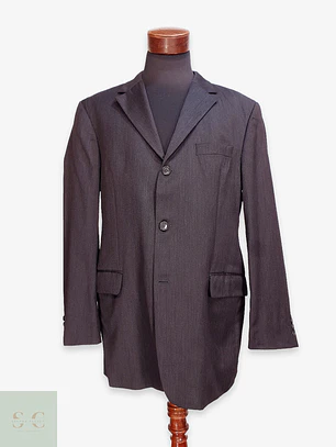 Blazer Estructurado en Paño Lana Marengo Anson's Herrenhaus Talla XXL