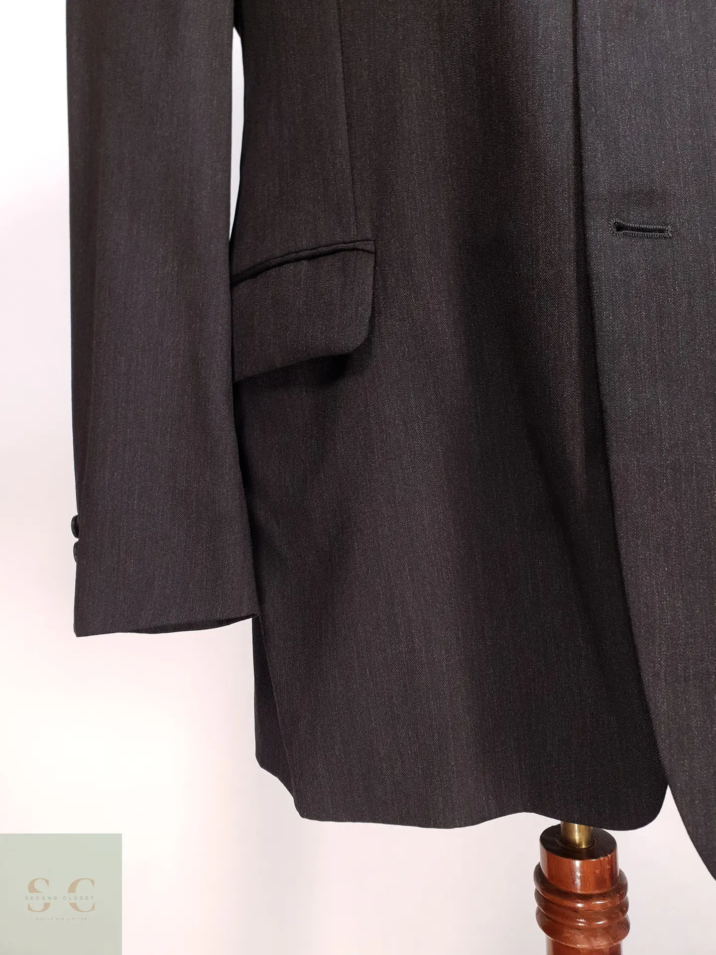 Blazer Estructurado en Paño Lana Marengo Anson's Herrenhaus Talla XXL 2