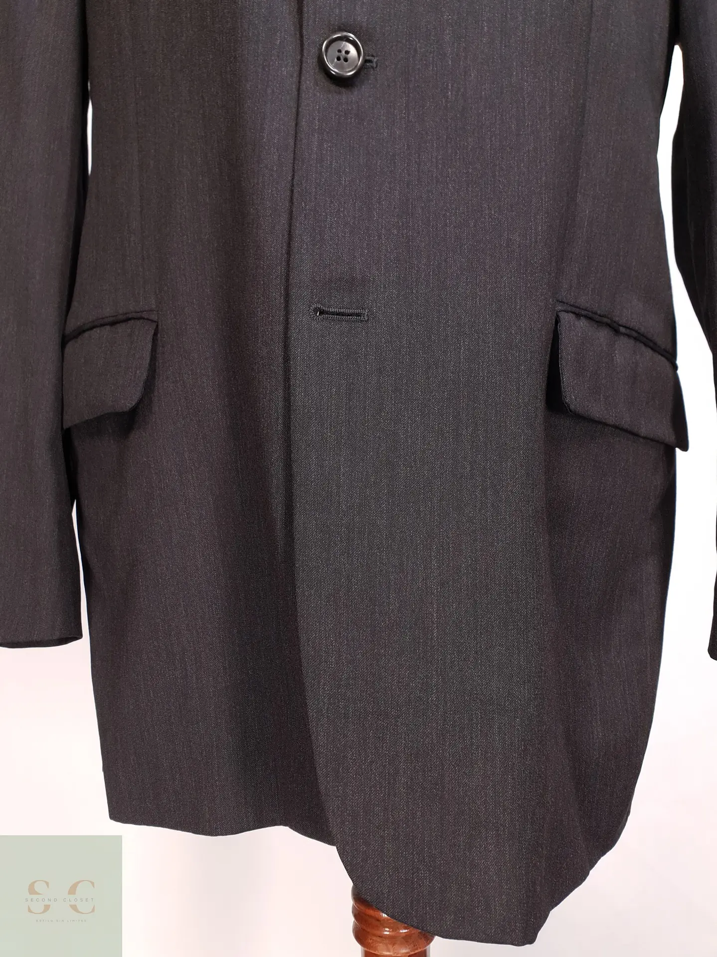 Blazer Estructurado en Paño Lana Marengo Anson's Herrenhaus Talla XXL 3
