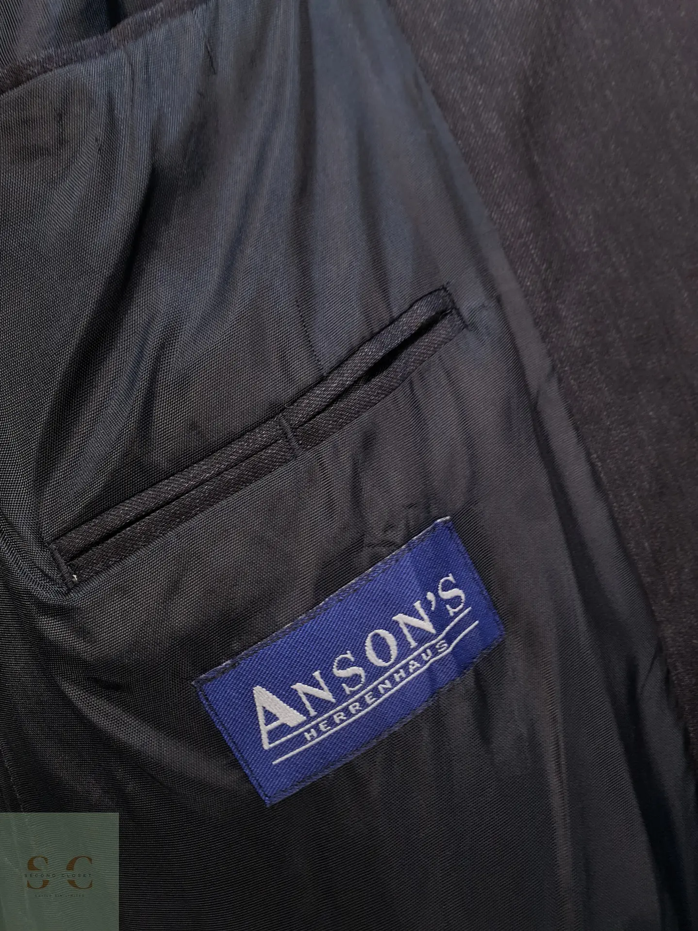 Blazer Estructurado en Paño Lana Marengo Anson's Herrenhaus Talla XXL 6