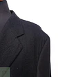Blazer Estructurado en Mezcla de Viscosa y Lino Negro Henry Morell Talla XXL - Miniatura 5