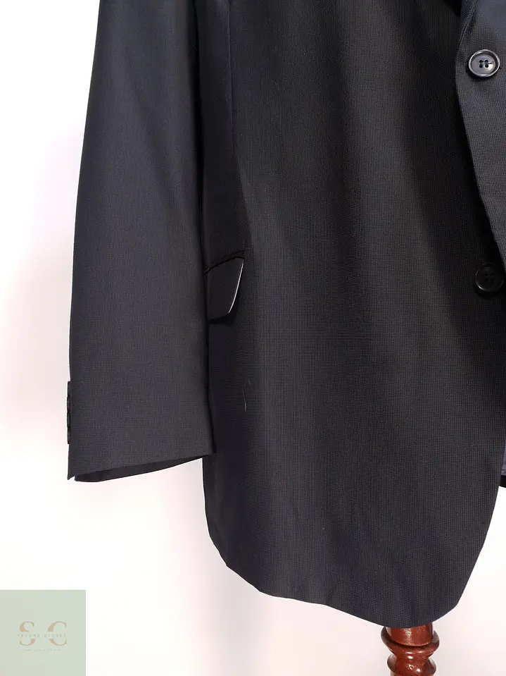 Blazer Clásico Azul Marino de Microtextura Canda Talla XXXL 2