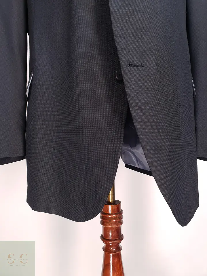 Blazer Clásico Azul Marino de Microtextura Canda Talla XXXL 3
