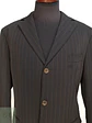Blazer Estructurado de Raya Diplomática Naranja S.V.T. Talla XL - Miniatura 4