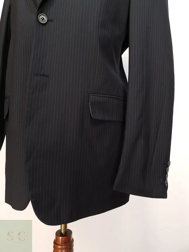 Blazer Clásico de Rayas Diplomáticas Angelo Litrico Talla L 3