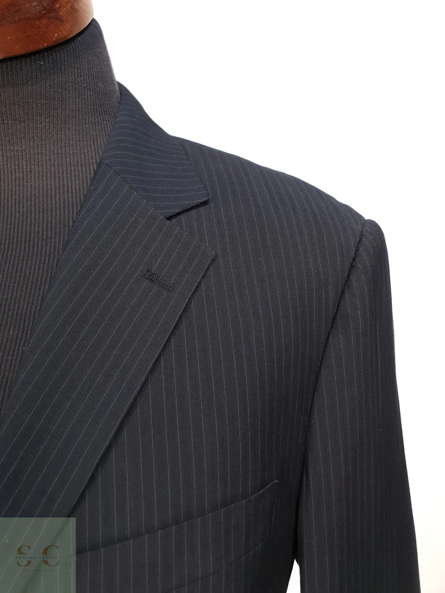 Blazer Clásico de Rayas Diplomáticas Angelo Litrico Talla L 5