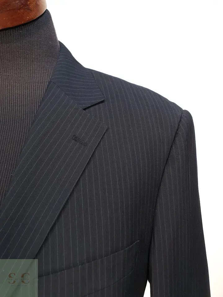 Blazer Clásico de Rayas Diplomáticas Angelo Litrico Talla L 5