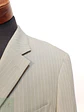 Blazer Beige con Raya Diplomática y Cierre de Tres Botones CANDA Talla XL - Miniatura 4