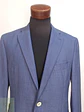 Blazer Texturizado en Mezcla de Lana Virgen y Lino Azul Sereno Bäumler Talla ML - Miniatura 3