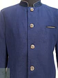 Chaqueta Sastrería de Cuello Mao en Mezcla de Lino y Algodón Walbusch Talla L - Miniatura 3