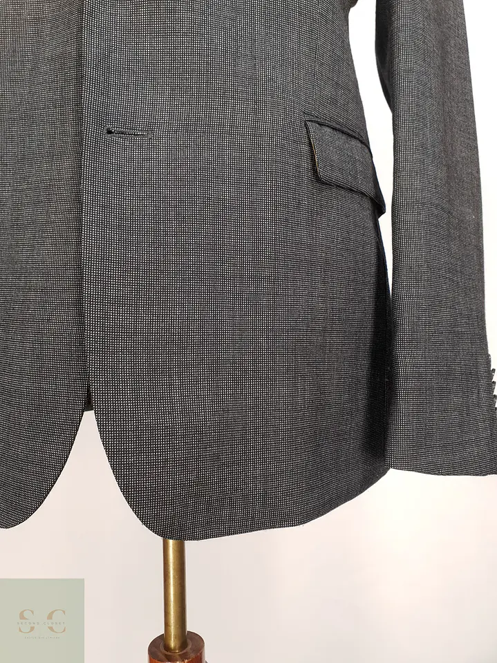 Blazer Slim Fit en Lana Virgen Microestructurada Strellson Talla SM 2