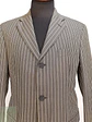 Blazer Estructurado de Tejido Listado Bicolor Alba Moda Talla ML - Miniatura 3