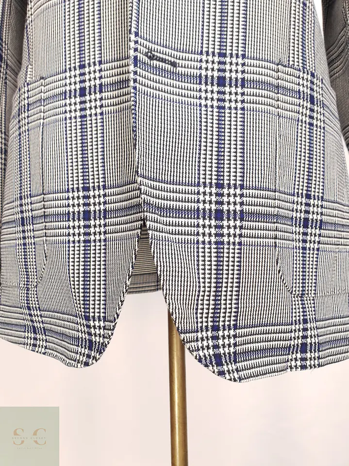 Blazer Estructurado en Patrón Príncipe de Gales Scotch & Soda Talla M 2