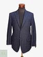 Blazer de Paño Texturizado en Lana Virgen Azul Noche Atelier Torino Talla M - Miniatura 1