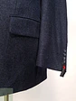 Blazer de Paño Texturizado en Lana Virgen Azul Noche Atelier Torino Talla M - Miniatura 2