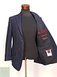 Blazer de Paño Texturizado en Lana Virgen Azul Noche Atelier Torino Talla M - Miniatura 8