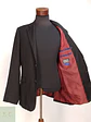 Blazer Negro Slim Fit de Corte Moderno Angelo Litrico Talla SM - Miniatura 7