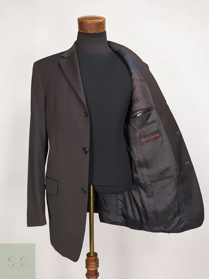 Blazer Sartorial en Lana Italiana Super 100's Pierre Cardin Talla L 7