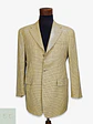 Blazer de Paño en Lana Virgen con Tramado Cuadrilátero Carl Gross Talla LXL - Miniatura 1