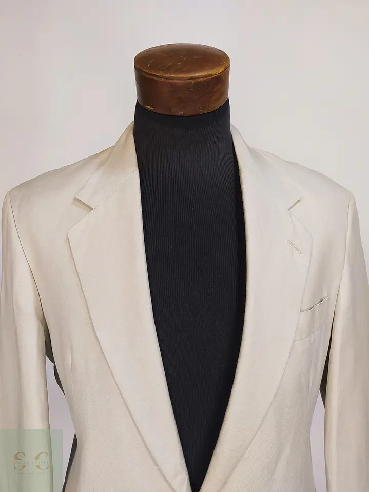 Blazer Ligero de Lino y Viscosa Tono Crudo C&A Talla L 6