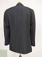 Blazer Recto Clásico Pinstripe Negro Talla M - Miniatura 8