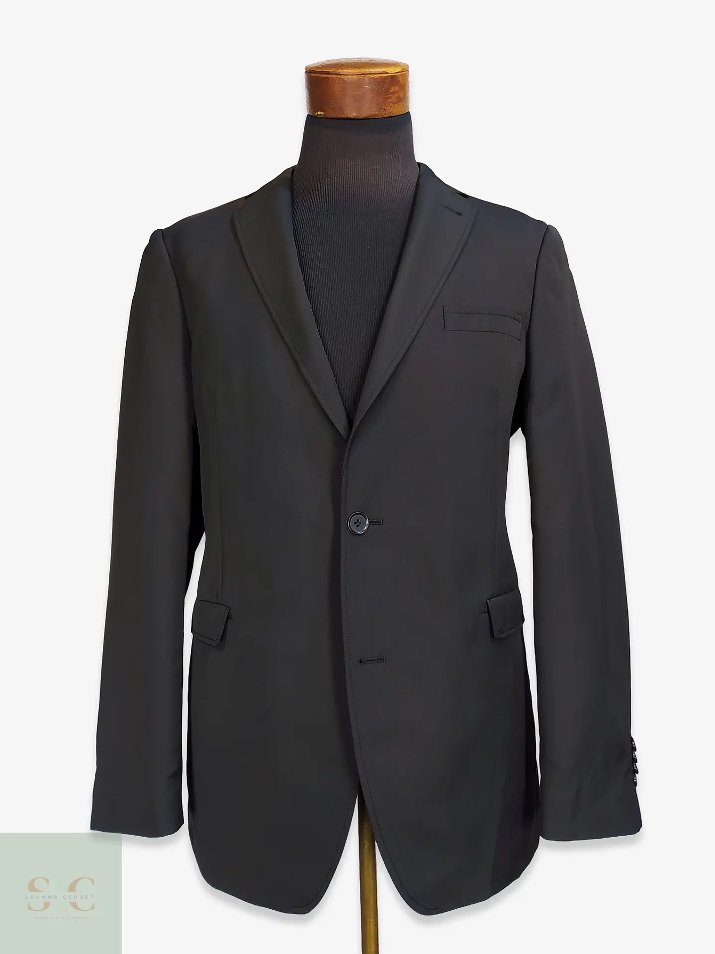Blazer Negro Slim Fit de Botonadura Sencilla Bogie Talla M 1