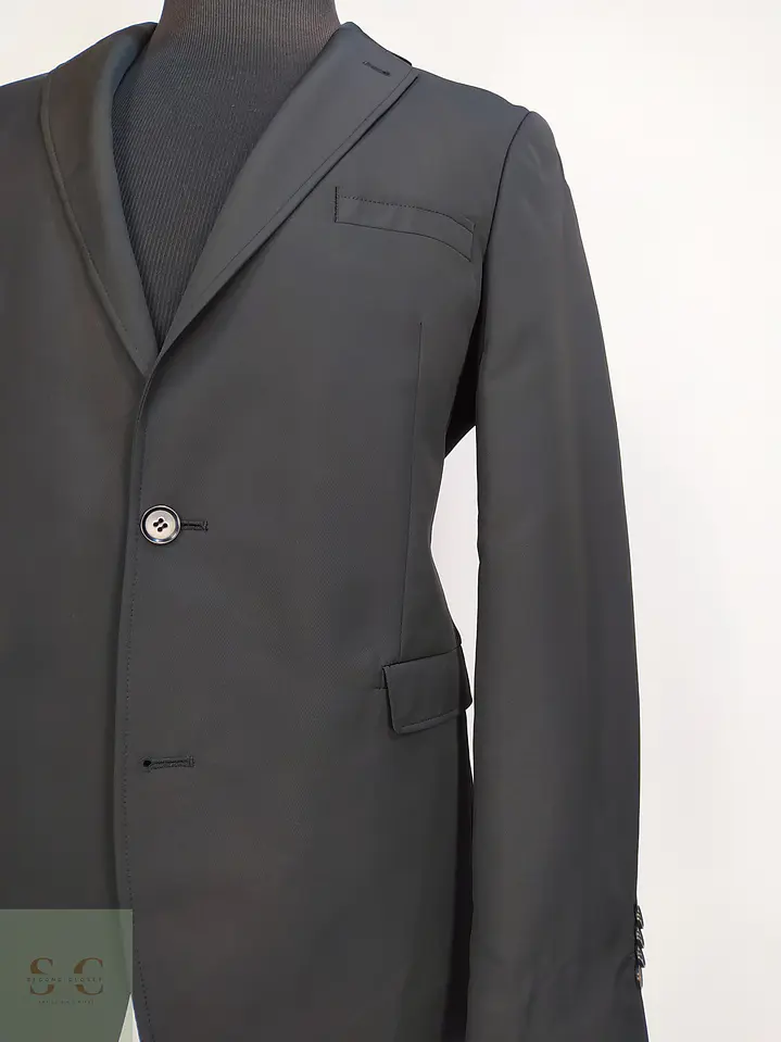 Blazer Negro Slim Fit de Botonadura Sencilla Bogie Talla M 2