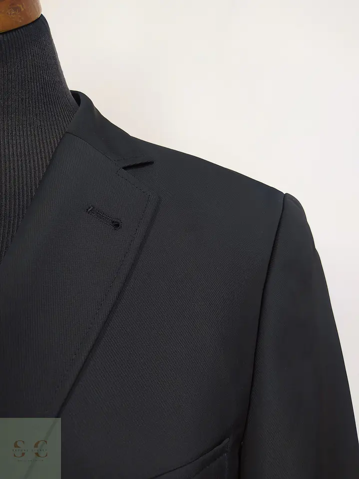 Blazer Negro Slim Fit de Botonadura Sencilla Bogie Talla M 4
