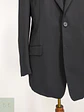 Blazer Clásico de Sastrería Monobotonadura en Negro Formal Talla L - Miniatura 2