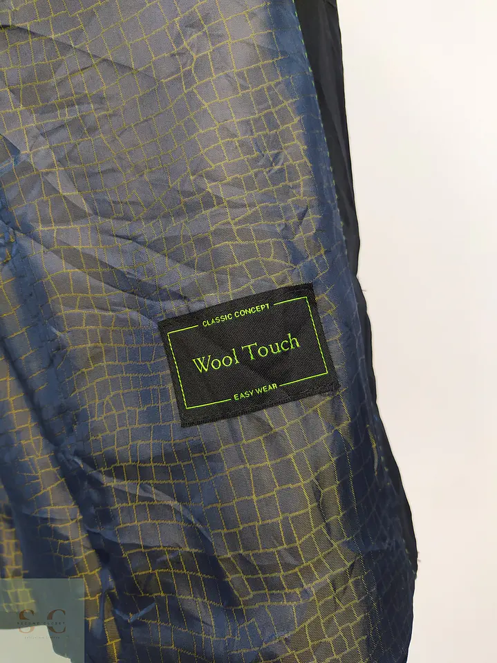 Blazer de Paño Satinado Plomo Metalizado Guittard Talla M 7