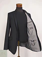 Blazer Sastre Negro de Paño de Lana Virgen Angelo Litrico Talla M - Miniatura 8