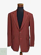 Blazer Vintage de Microcuadros Tono Burdeos Talla L - Miniatura 1