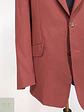 Blazer Vintage de Microcuadros Tono Burdeos Talla L - Miniatura 2