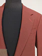 Blazer Vintage de Microcuadros Tono Burdeos Talla L - Miniatura 4