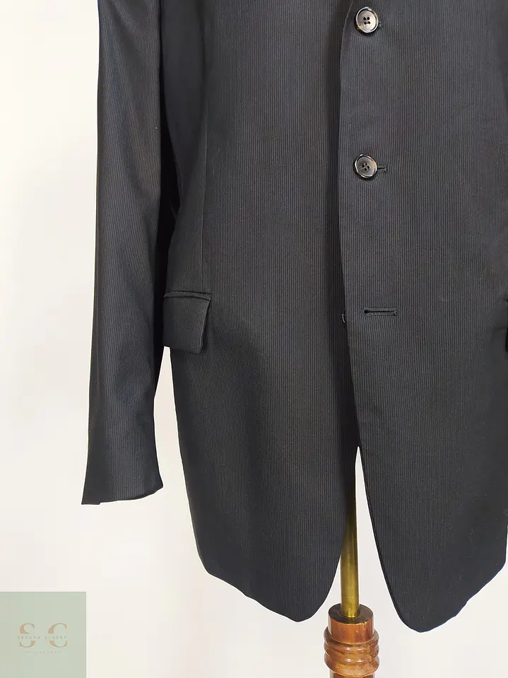 Blazer de Sastrería a la Medida en Lana Fina Super 120's Kuhn Maßkonfektion Talla XL 2